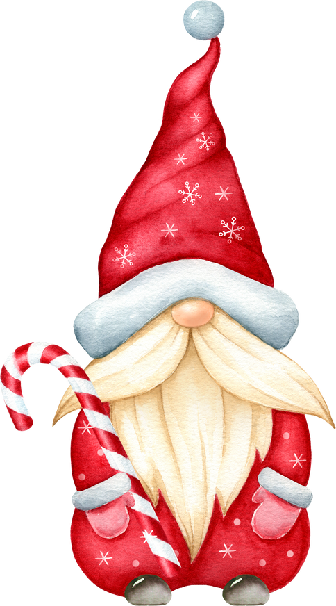 Christmas Gnome Cartoon